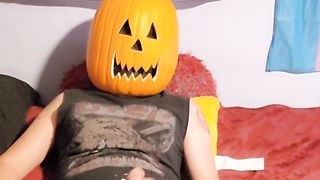 Trans Pumpkin Doll Gropes Herself