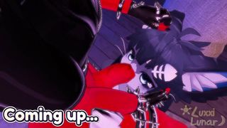 Nasty femboy shark loses bet with IMPERIOUS incubus...