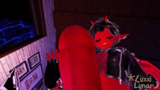 Nasty femboy shark loses bet with IMPERIOUS incubus...