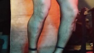 Saucy Onanism. Awww... Girlish masculine. Cd. Black Stockings. Foot worship. two
