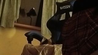 Crossdress stellar Dancing to songs" chicks who like it humungous" swelling in undies PART 1