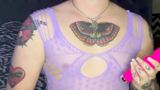 FEMBOI VIBED TO EJACULATION