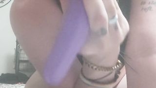 Doppeldildo und Vibro solo