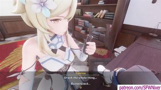 A Night in Mondstadt - Glad Futa Accident Sucrose x Lumine