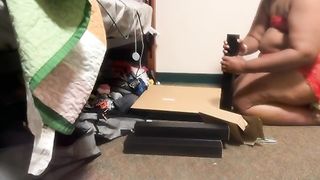 School ladyboy builds table