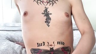 Asian TGIRL Spunk Together Jerk Off Instructions Roleplay Close-up with Countdown