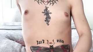 Asian TGIRL Spunk Together Jerk Off Instructions Roleplay Close-up with Countdown