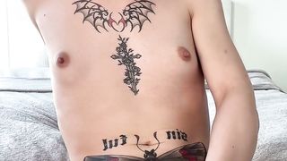 Asian TGIRL Spunk Together Jerk Off Instructions Roleplay Close-up with Countdown