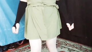 Phat Backside Jaw-dropping Undies Sissy Crossdresser White Superslut Chick Stud Fag Lad MTF LGBTQ Fem Man She-creature