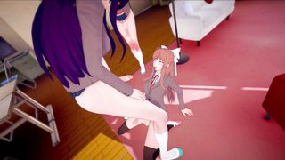 Futa Monika gets plumbed by pub members