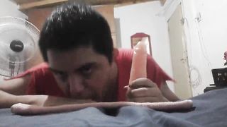 Oral ten (blowing playthings after being used by my step mummy)