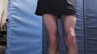 Femboy Sissy pounds arse with machine