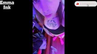 Emma Ink's Vlog EP03 - Frolicking with my backside and nutting for you
