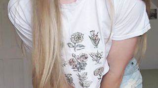 Jean Cutoffs Urinate Desperation And Drenching - Sea Gray