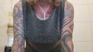 Sissy soiree cockslut rails fake penis's