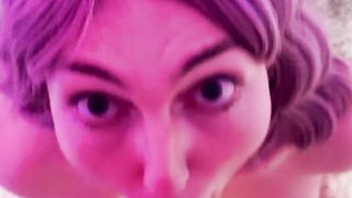 Trans female gets her jaws used by heterosexual homie