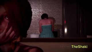 One Fellow and 2 Large Boods with Rigid spears Trans Having Total Orgy