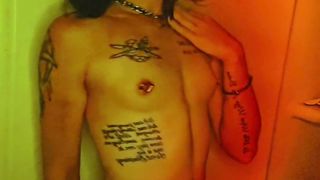 Douche time for this mouth-watering trans female!