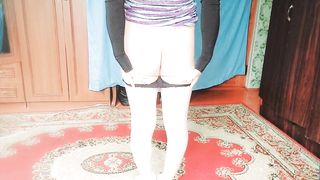 XXL Jizz flow Super-cute Gams of Red-hot T-girl Gorgeous Tranny Model Queen Sissy Crossdresser