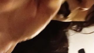 Emo trans woman herself to jizm