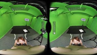 VRB Trans Steamy Mind-blowing T-model Janie Blade Tears up With A Giant Pecker Lady Ariel Demure In VR Pornography