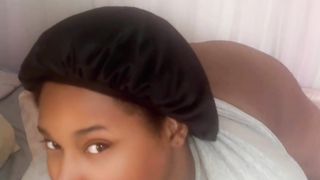 POINT OF VIEW: Perverted step father eyeing ebony transgirl stepdaughter