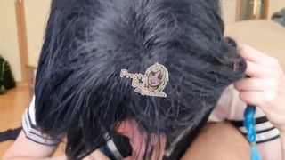 Young Jism Whore deep-throats gigantic manhood and gets super-hot geyser into throat - prettyboi2000x