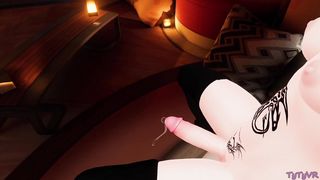 Ultra-kinky Futa Rails Her GINORMOUS Fuck stick and Blows a load Mitts Free-for-all