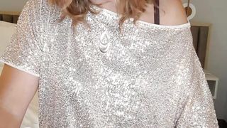 Steamy Trans dame takes monster assfuck beads all the way