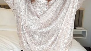 Steamy Trans dame takes monster assfuck beads all the way