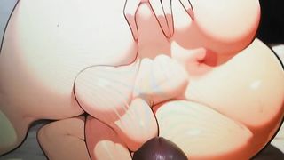 tribute onanism, anime porn with surprise, ginormous and venomous knobs, close-up