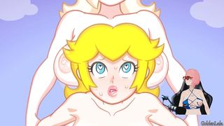 La princesa Mario fue follada duro por su amiga