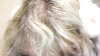 Trans Pet Gives a Filthy Inhale To Dragon Spunk-pump