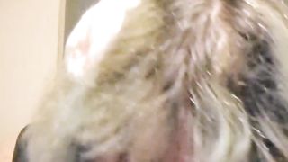 Trans Pet Gives a Filthy Inhale To Dragon Spunk-pump