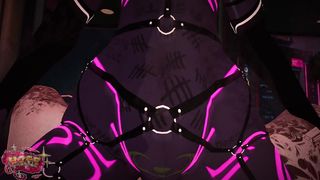 Succubus fapping FEMBOY jizz-shotgun and gets Belly BULGED [VR ERP][ERECTION]