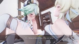 Genshin influence Lumin x sucrose inhale Job