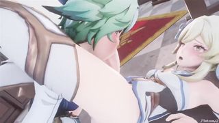 Genshin influence Lumin x sucrose inhale Job