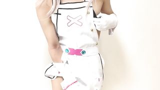 【女装】コスプレオナニー 射精&精液舐め【健屋花那】【にじさんじ】