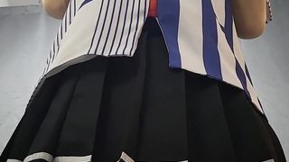 Kigurumi uniform Kashima with humungous titties popshot