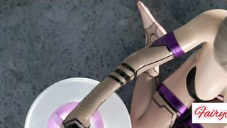 3 DIMENSIONAL Toon Smash- Toying With Large Fuck stick- Anime Manga porn By FairyLana