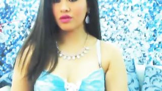 Charismatic black-haired transgender princess go kinky