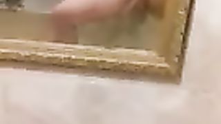 Arab she-male displaying in front of camera three