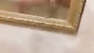 Arab she-male displaying in front of camera three