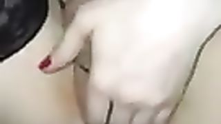 Milky sissyboi liking my BIG BLACK COCK