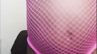 I make my stunning big black cock femboy dance for me!