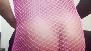 I make my stunning big black cock femboy dance for me!