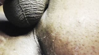 A SHE-MALE. A JOCKSTRAP and A GINORMOUS FAKE PENIS (creaming boypussy backside have fun)