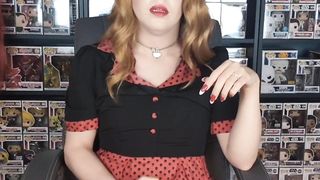 Mature Crossdresser Instructs you a Lesson