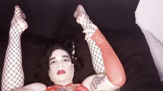 Bashful Sissy Kylie Sins Puts on a Flash