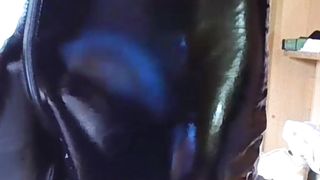 Transmale attempting Catsuit